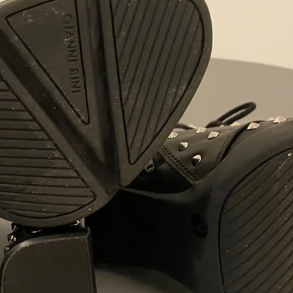 Gianni Bini Rhiannen Studded Chunky Lug Sole Booties - Picture 5 of 5